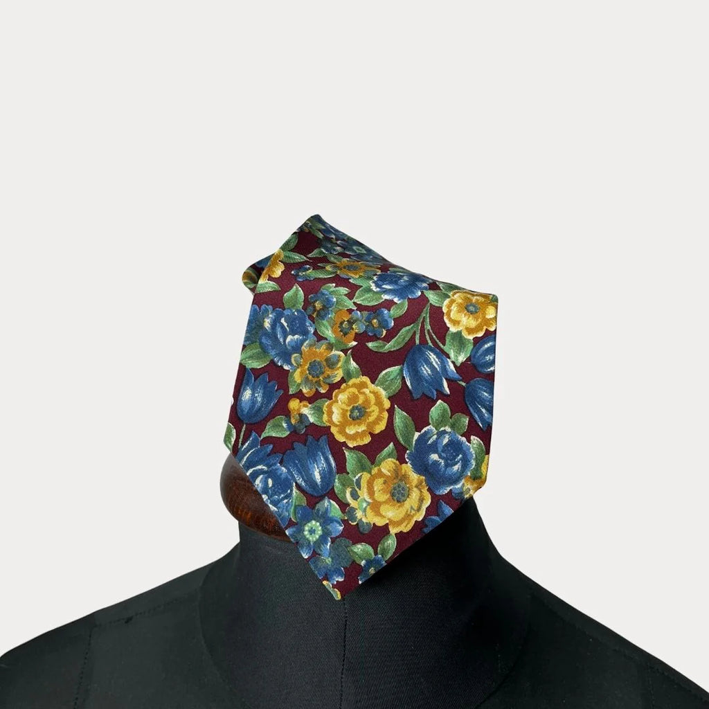 Pfau Floral Silk Necktie