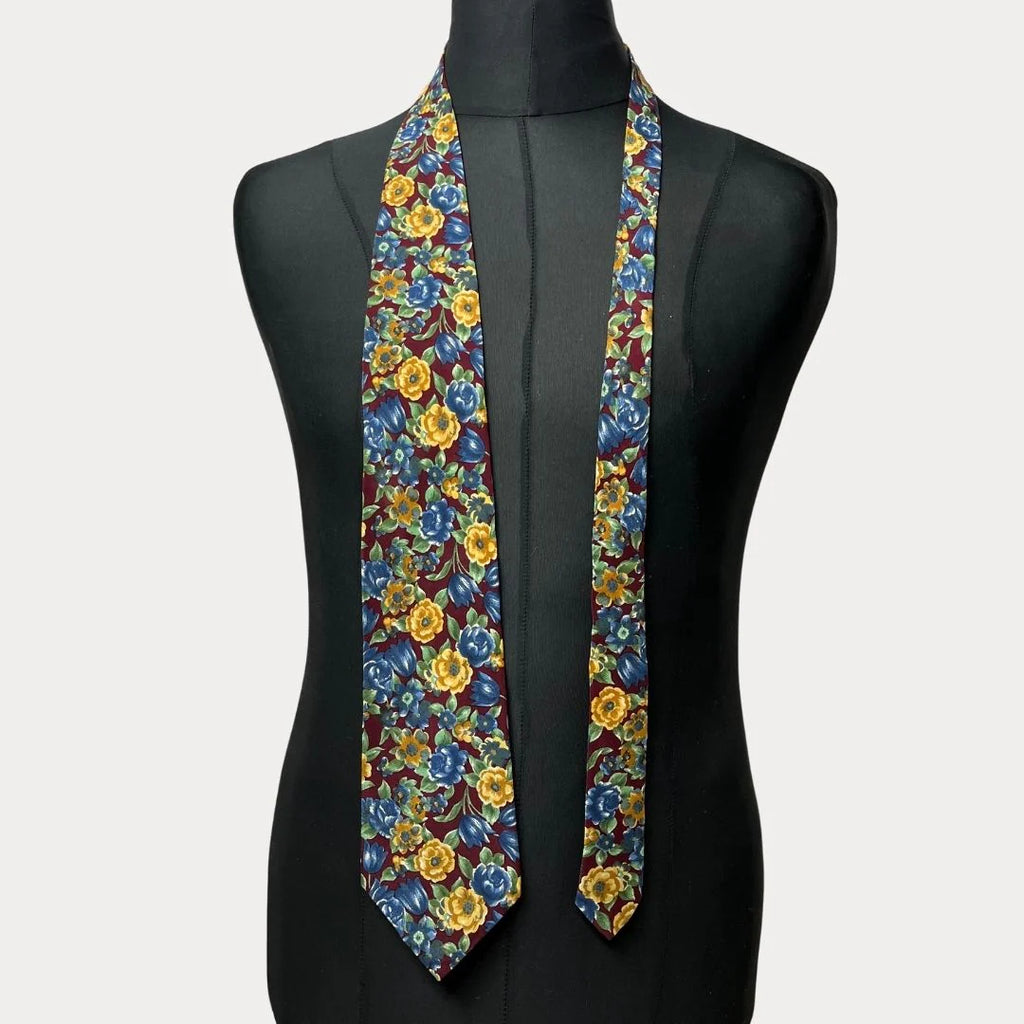 Pfau Floral Silk Necktie