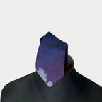 Purple Abstract Necktie