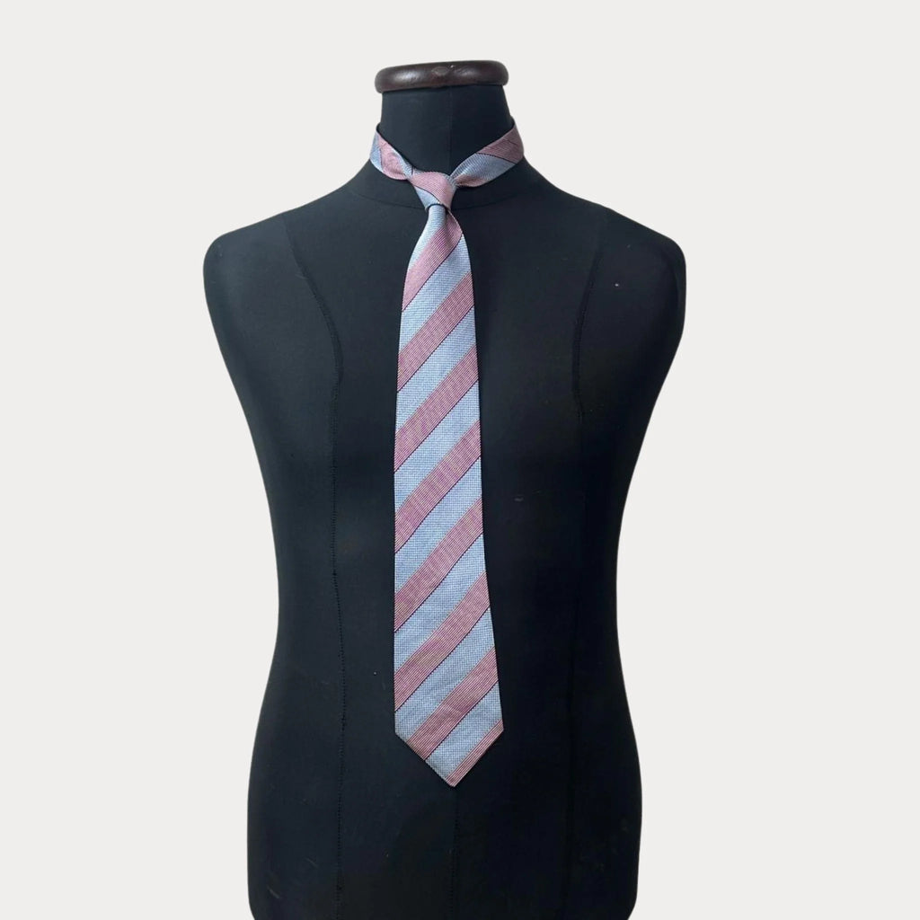 Striped Silk Necktie 8.5 cm