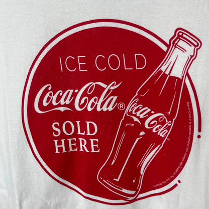 Coca Cola White T-shirt Medium