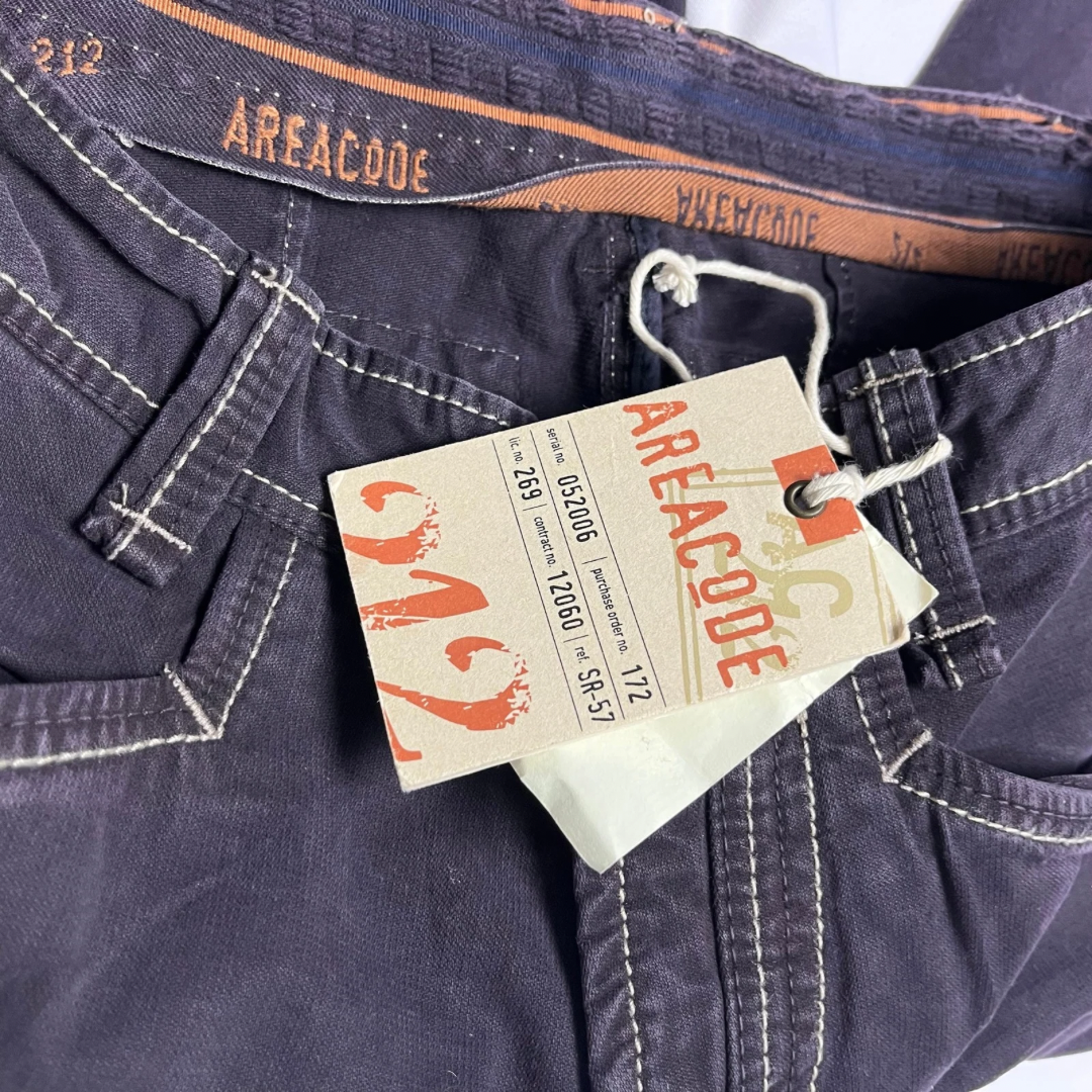 Area Code Burgundy Jeans 32