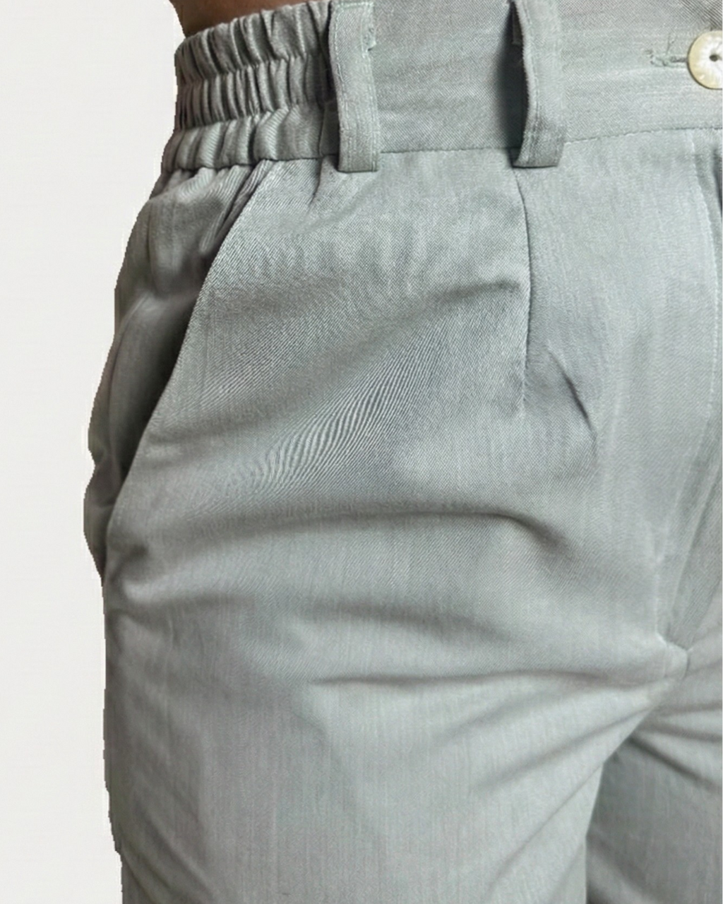 Pistachio green vintage women's pants