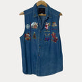 AA Fashion Embroidered Christmas Vest Large - Funkify