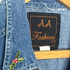 AA Fashion Embroidered Christmas Vest Large - Funkify