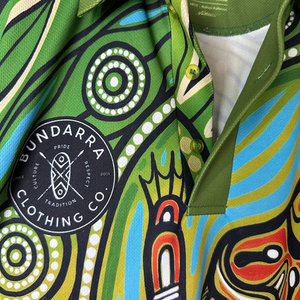 Aboriginal Art Polo Shirt - Funkify