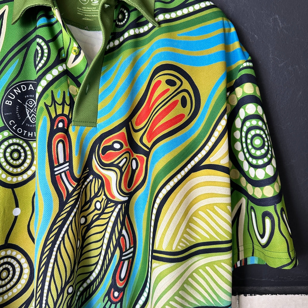 Aboriginal Art Polo Shirt - Funkify