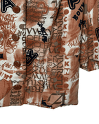 Abstract Graffiti Print Women's Shirt XL - Funkify