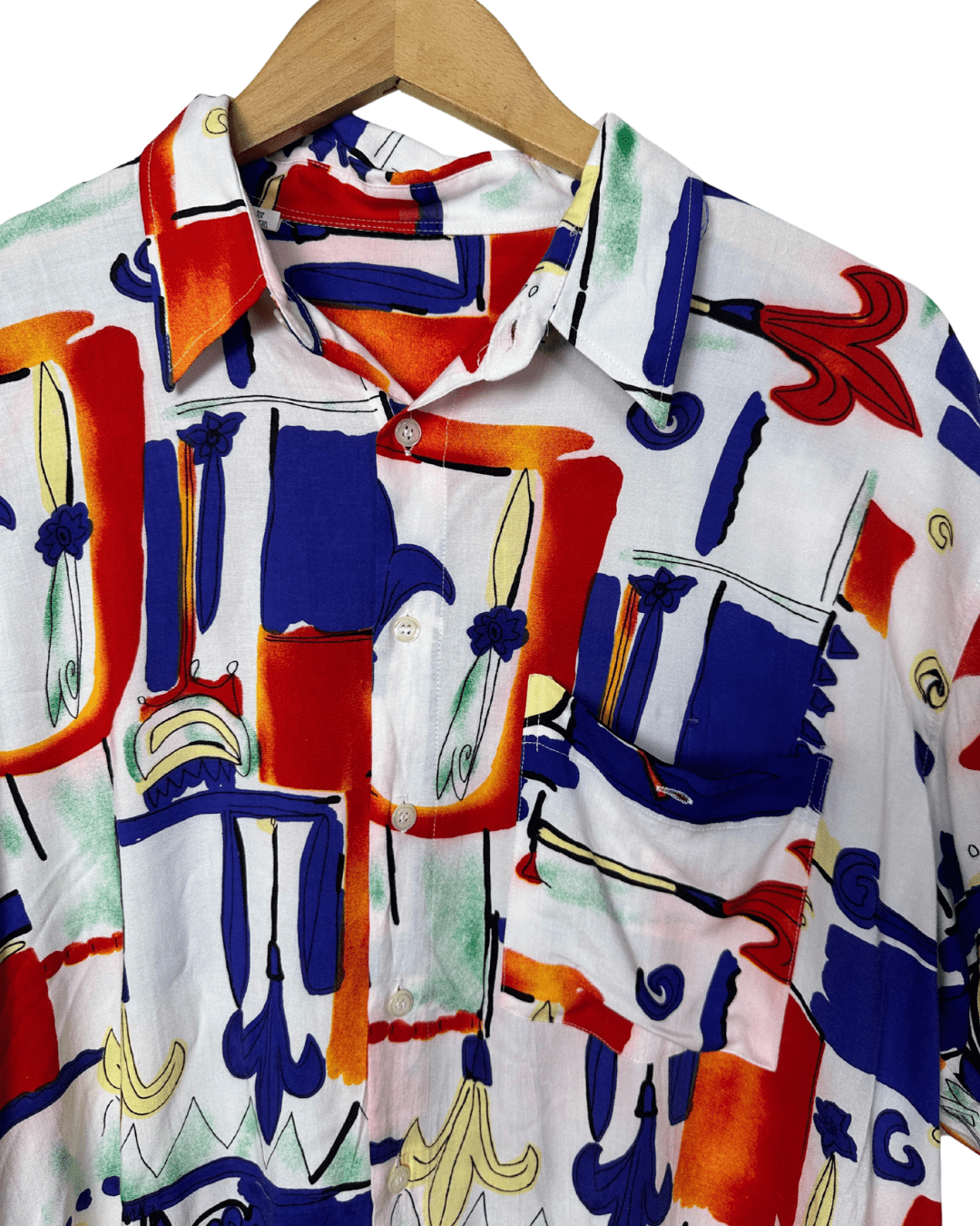 Abstract Print Shirt 2XL - Funkify