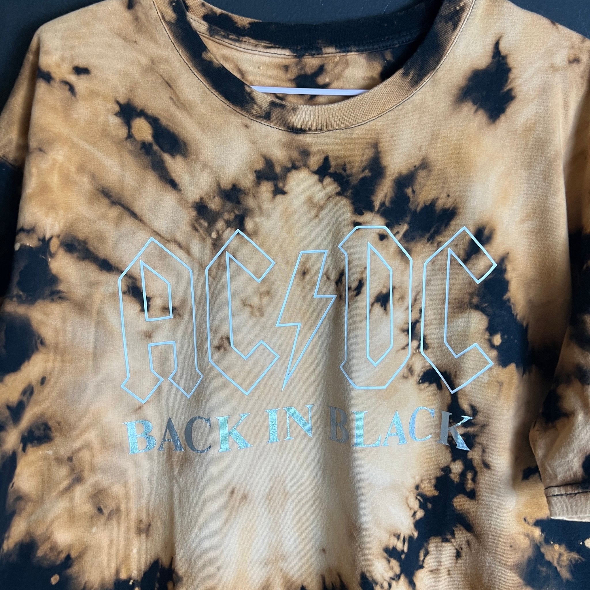 AC DC Tie-Dye T-shirt - Funkify