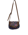 Accesorize Floral Crossbody Bag w/ Embroidered Applique - Funkify