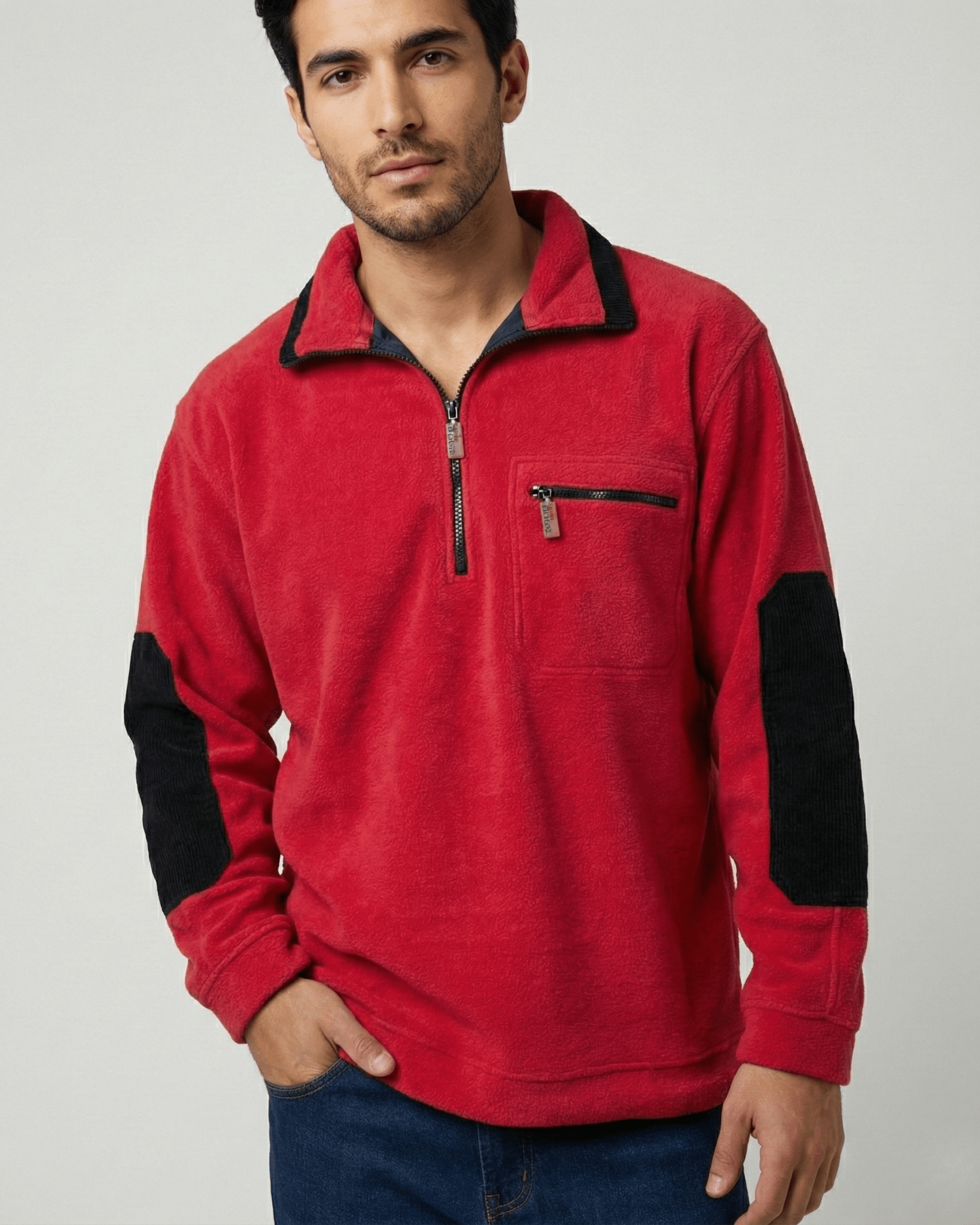 Active Fleece Half Zip Sweatshirt 2XL - Funkify