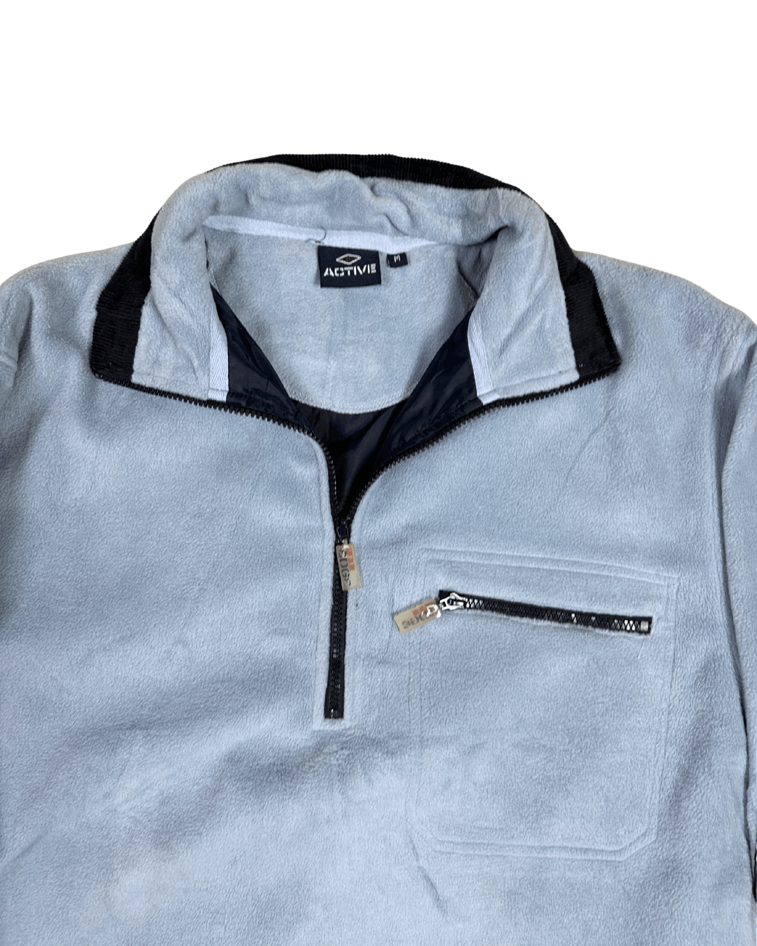 Active Fleece Quarter - Zip Sweatshirt Medium - Funkify