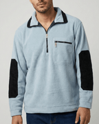 Active Fleece Quarter - Zip Sweatshirt Medium - Funkify