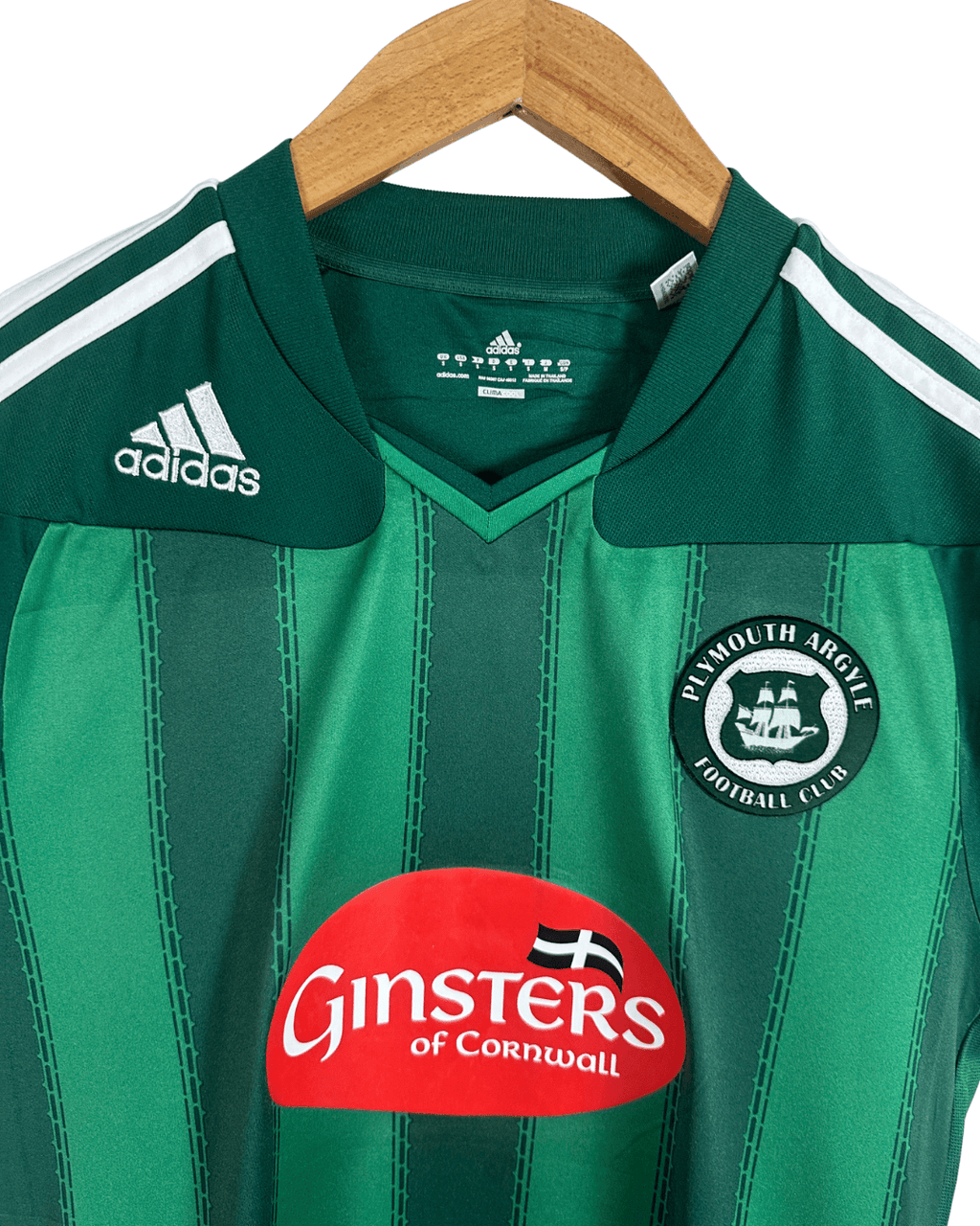 Adidas 2010 - 2011 Plymouth Argyle Home Jersey - Small - Funkify