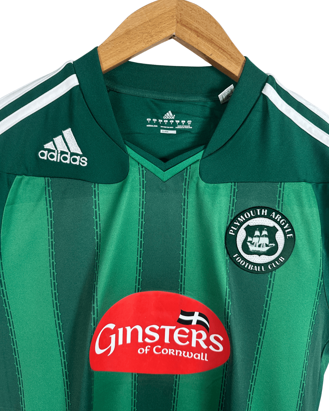 Adidas 2010 - 2011 Plymouth Argyle Home Jersey - Small - Funkify