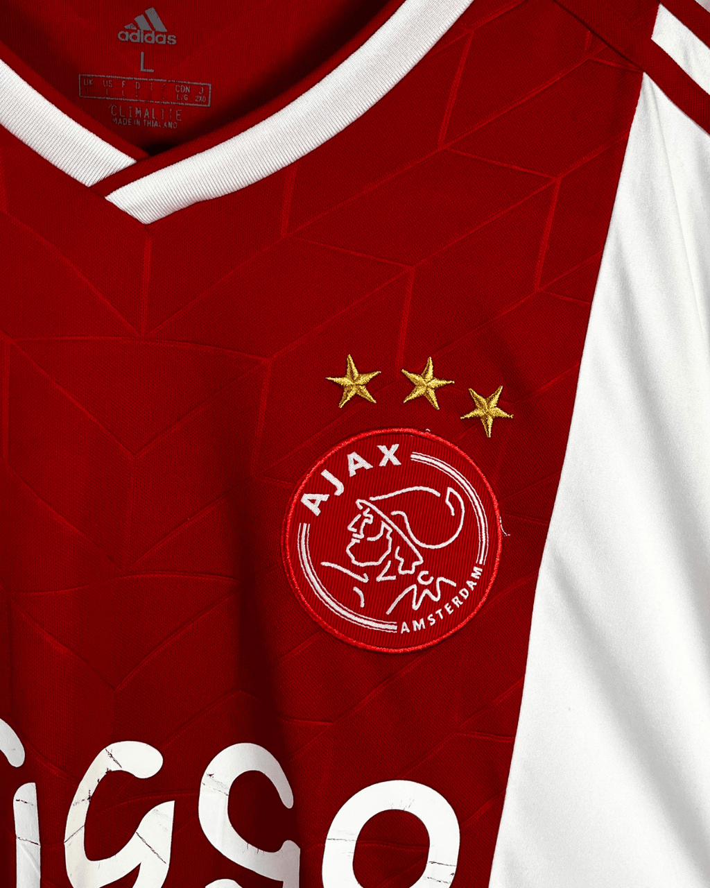 Adidas 2018 - 2019 Ajax Amsterdam Home Jersey - Large - Funkify