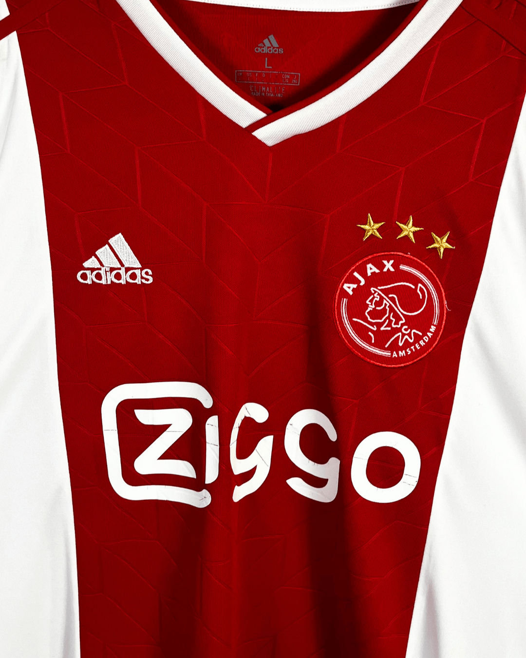 Adidas 2018 - 2019 Ajax Amsterdam Home Jersey - Large - Funkify