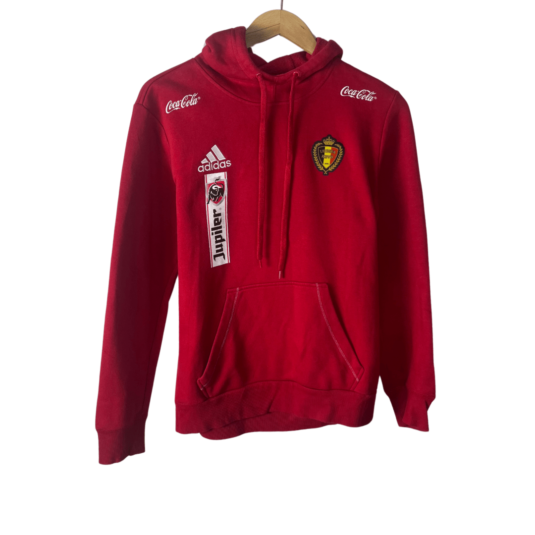 Adidas Belgium Coca-cola Hoodie Small - Funkify