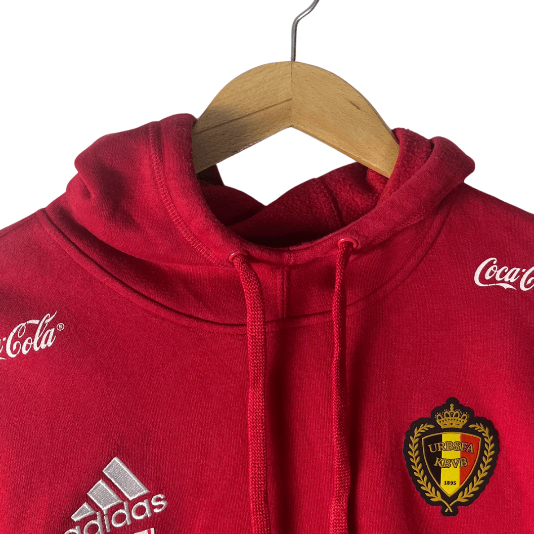 Adidas Belgium Coca-cola Hoodie Small - Funkify