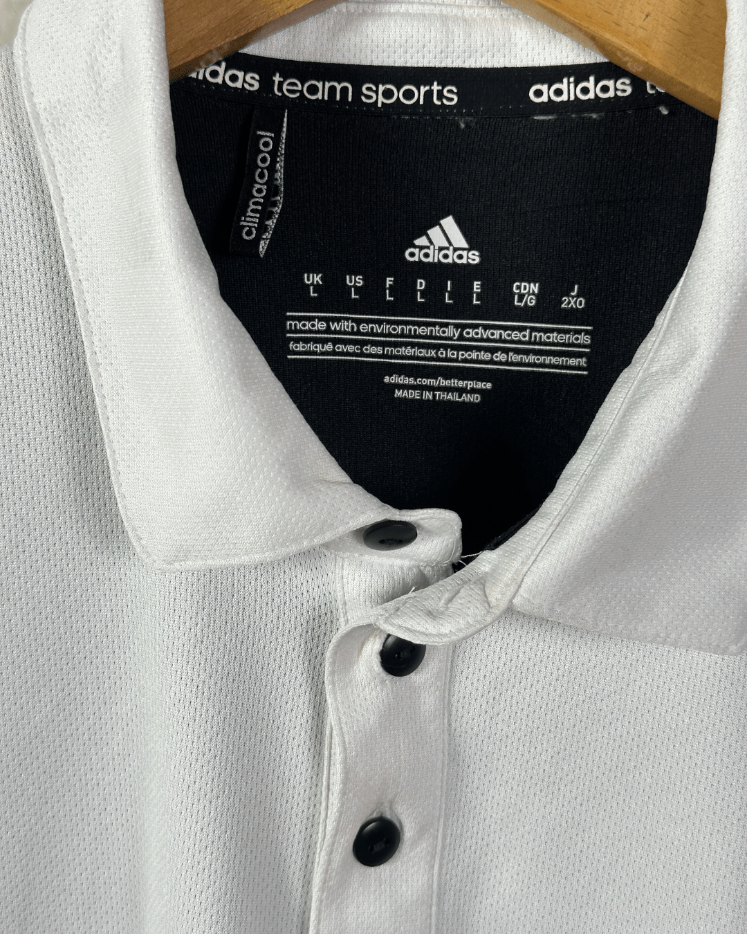Adidas Climacool Tennis Polo Shirt Large - Funkify