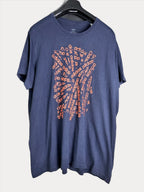 Adidas Navy Blue T-Shirt 2XL - Funkify
