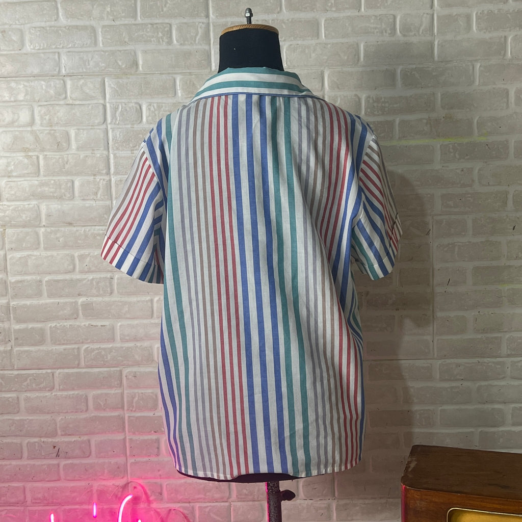 Alia Stripped Blouse - Funkify