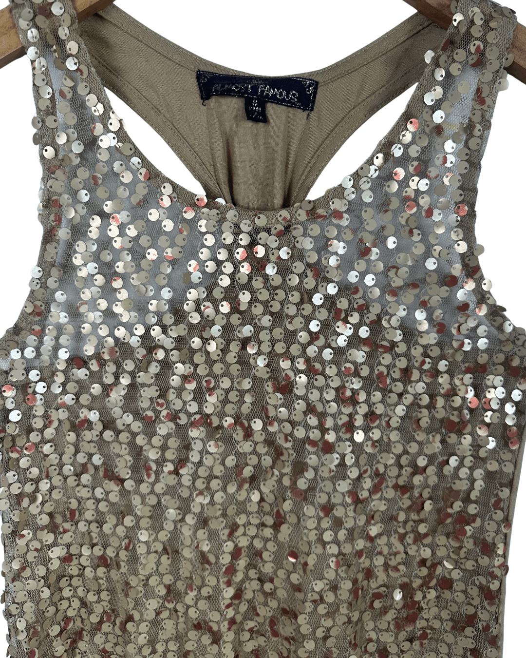 Almost Famous Sequin Top - Small - Funkify