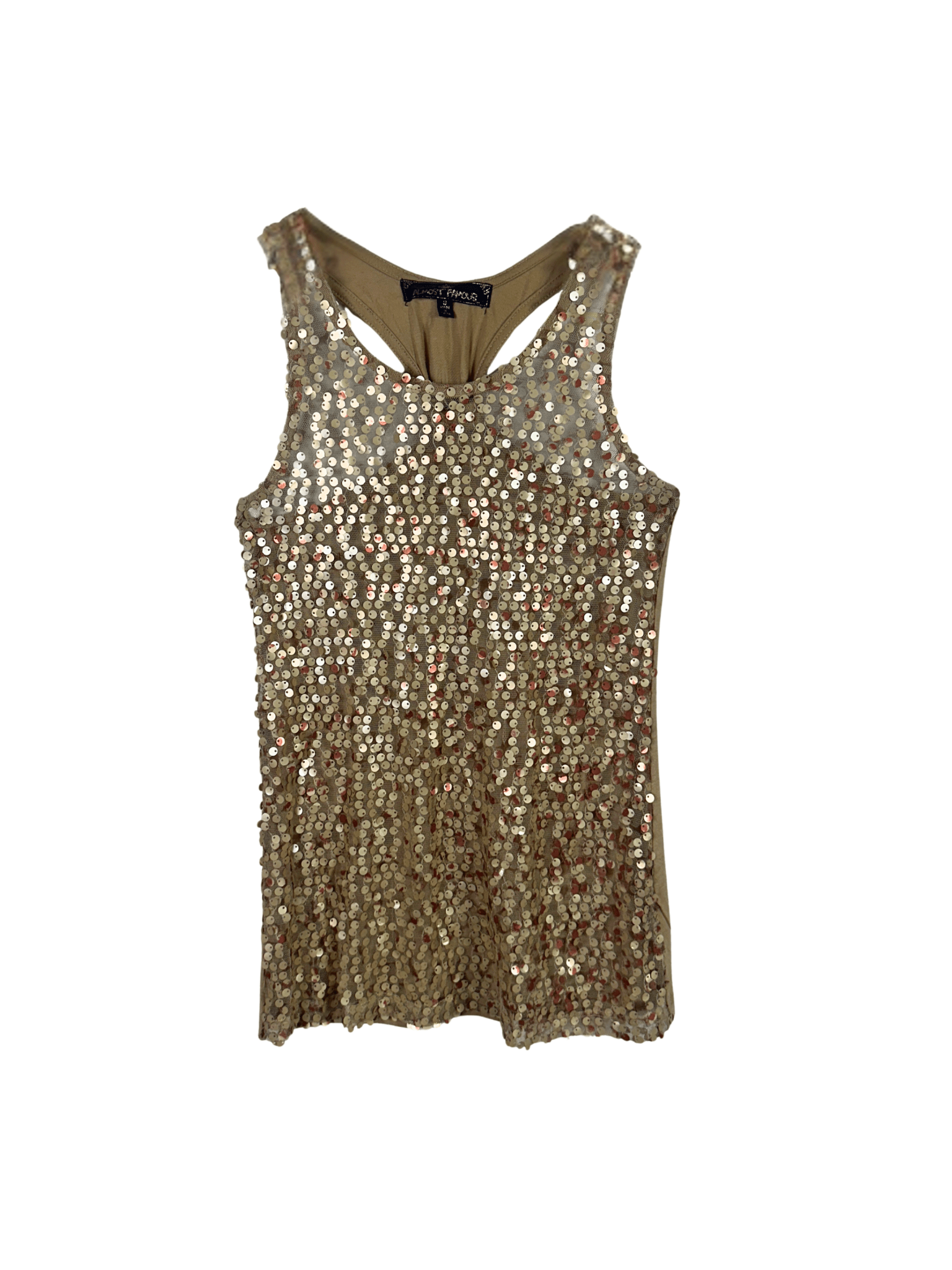 Almost Famous Sequin Top - Small - Funkify