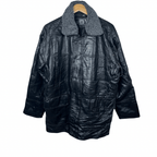 Alta Moda Genuine Leather Jacket with Fur Collar XL - Funkify