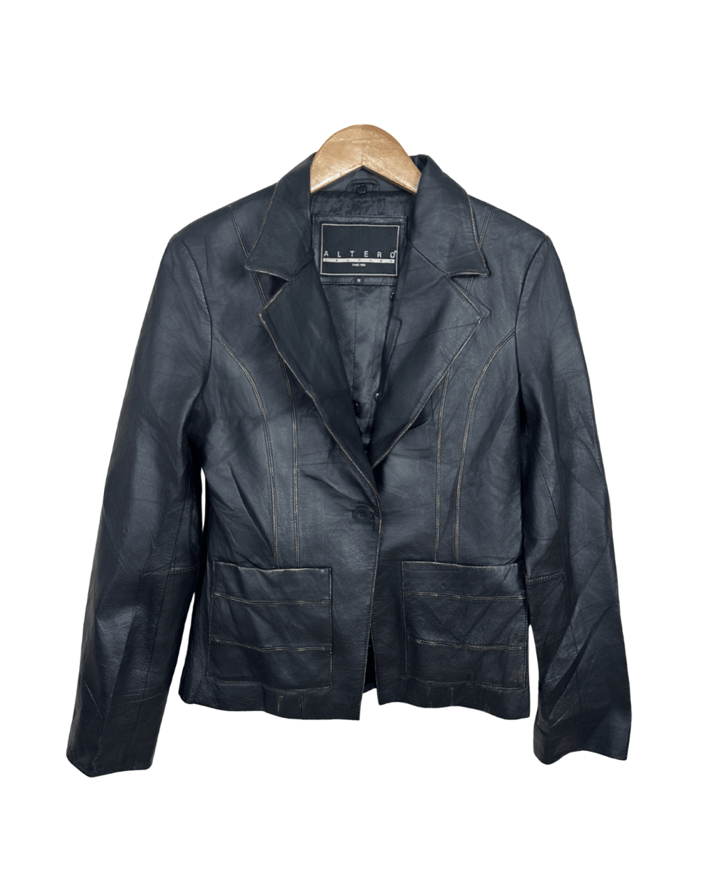 Altero Women’s Genuine Leather Jacket Medium - Funkify