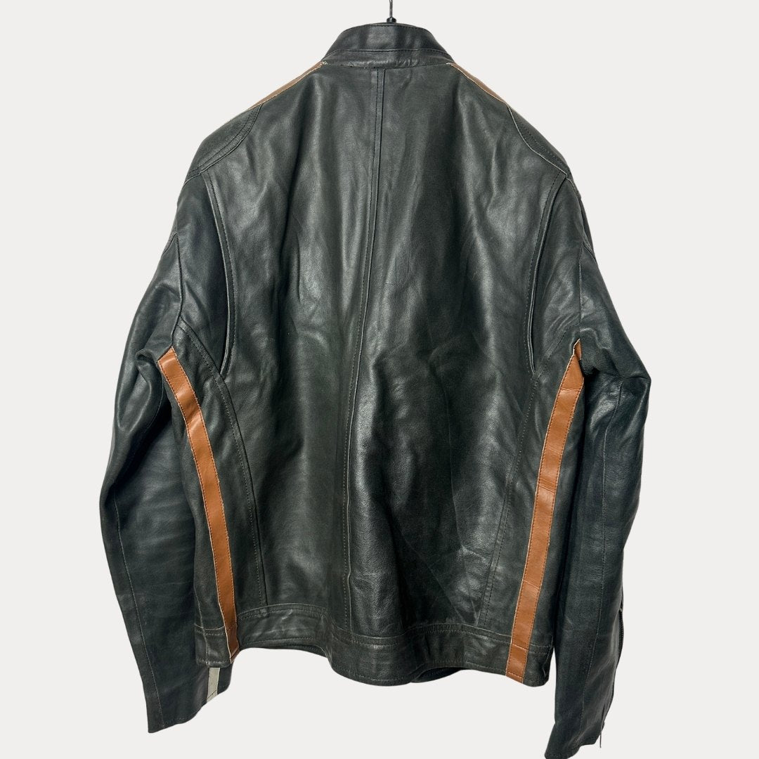 American Classics Racing Genuine Leather Jacket Large - Funkify