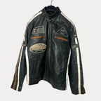 American Classics Racing Genuine Leather Jacket Large - Funkify
