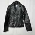 Amisu Leather Blazer Women's Medium - Funkify