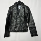 Amisu Leather Blazer Women's Medium - Funkify