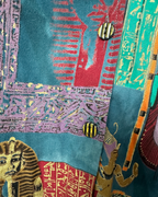 Ancient Egyptian Pattern Blouse - Funkify