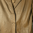 Ancla Brown Women;s Leather Jacket Large - Funkify