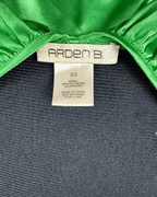 Arden B. Satin Ruffle Top XS - Funkify