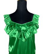 Arden B. Satin Ruffle Top XS - Funkify