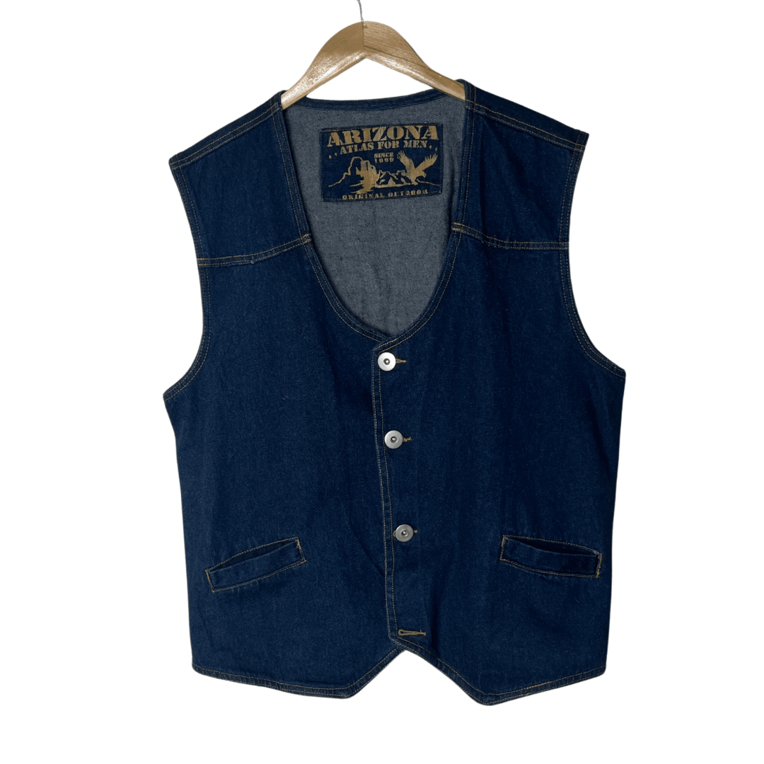 Arizona Denim Vest Large - Funkify