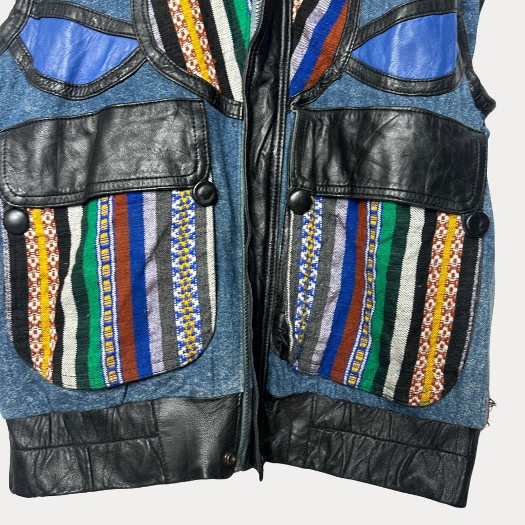 Art & Industry denim vest XL - Funkify