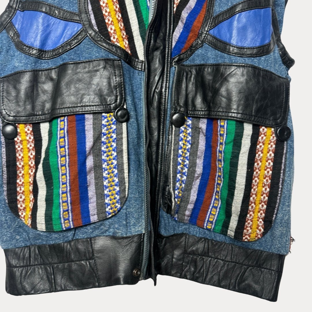 Art & Industry denim vest XL - Funkify