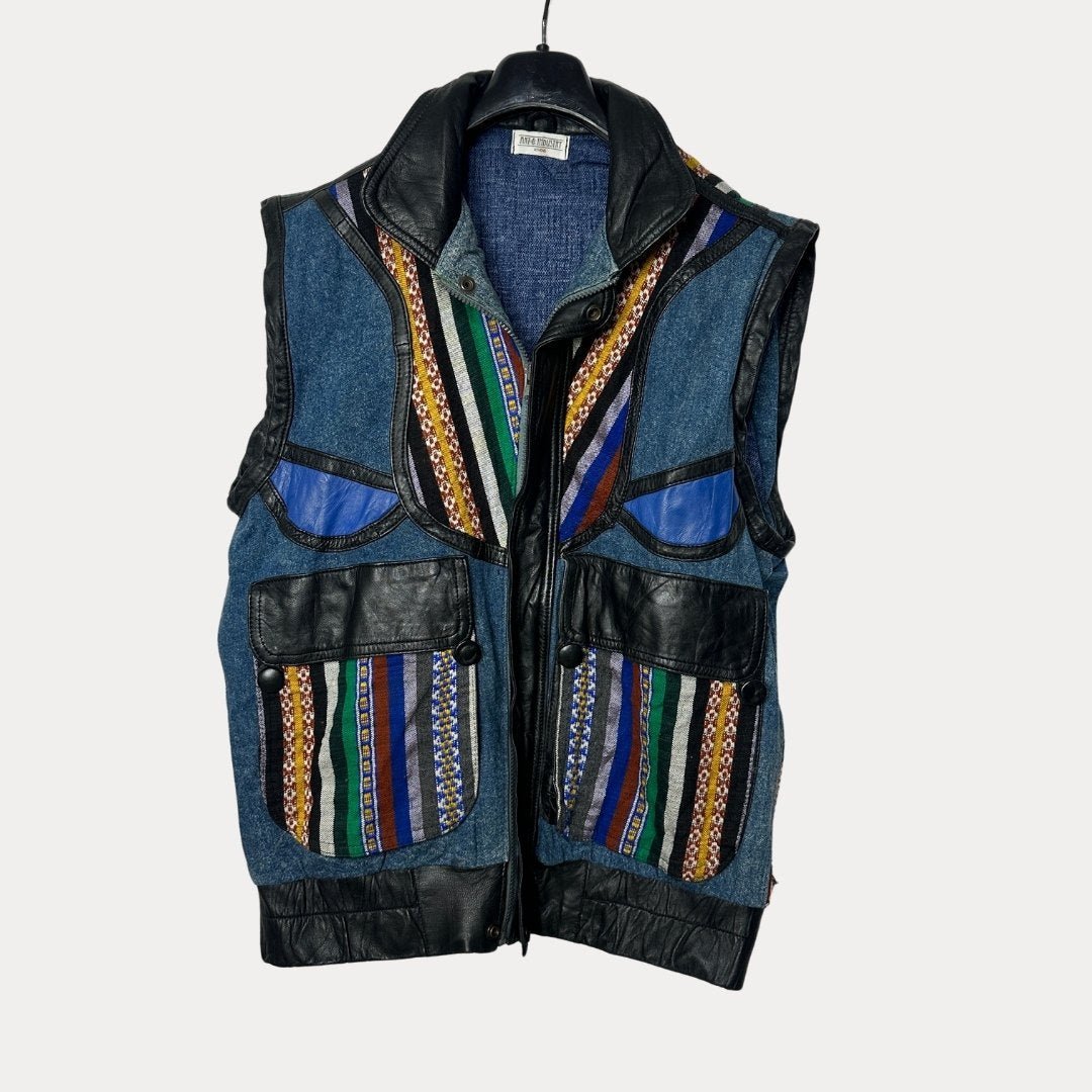 Art & Industry denim vest XL - Funkify