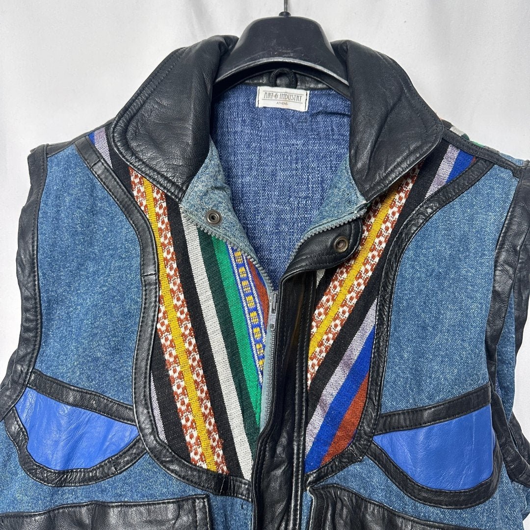 Art & Industry denim vest XL - Funkify