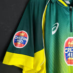Asics Cricket Australia Quarter-zip Shirt Small - Funkify
