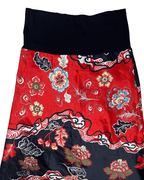 Asymmetrical Satin Skirt - Funkify