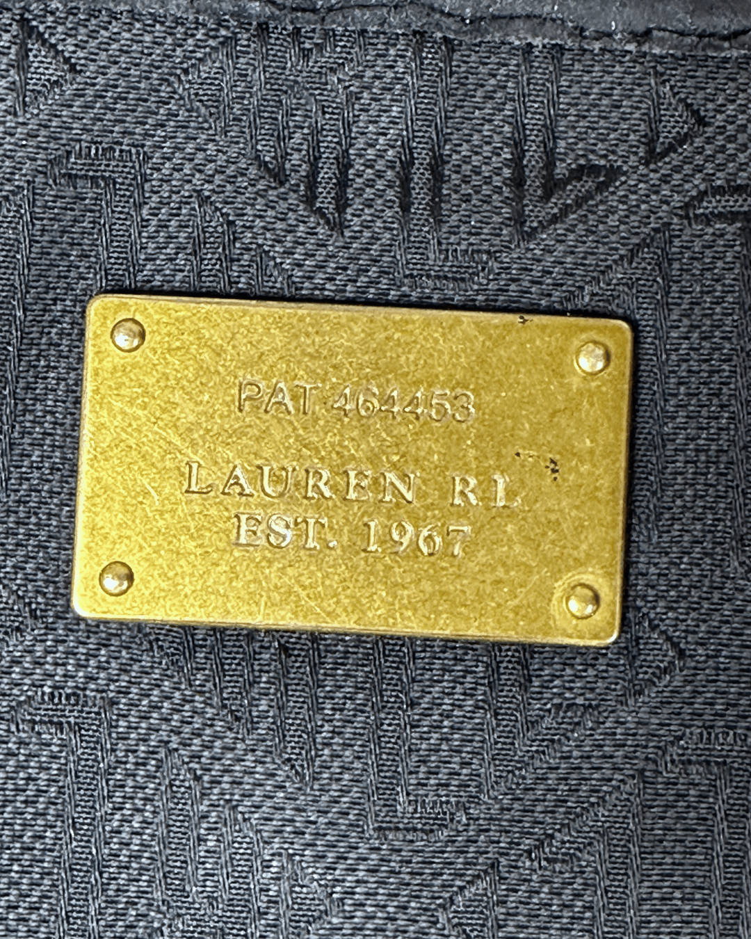 Authentic Lauren by Ralph Lauren Monogram Tote Bag - Funkify