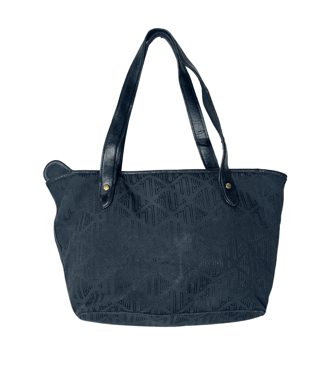 Authentic Lauren by Ralph Lauren Monogram Tote Bag - Funkify