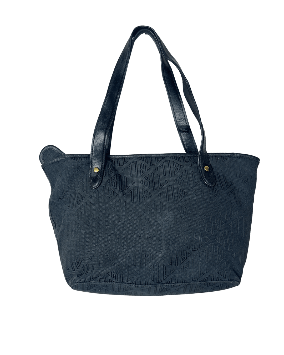 Authentic Lauren by Ralph Lauren Monogram Tote Bag - Funkify