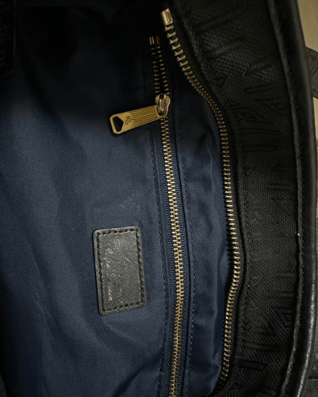 Authentic Lauren by Ralph Lauren Monogram Tote Bag - Funkify